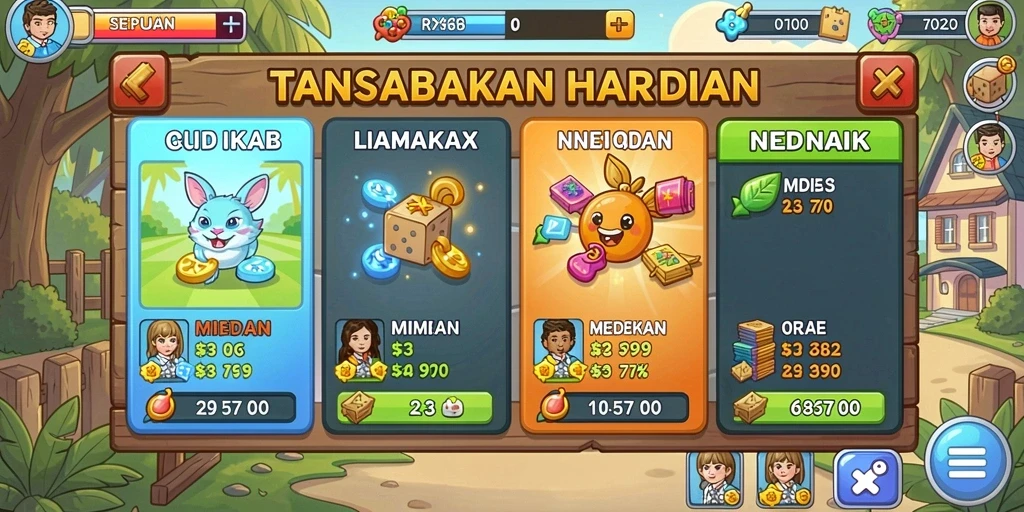 Misi yang menantang dan beragam.