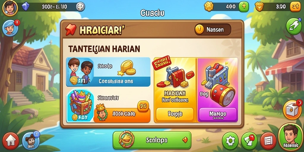 Mode permainan yang bervariasi dan mendebarkan.